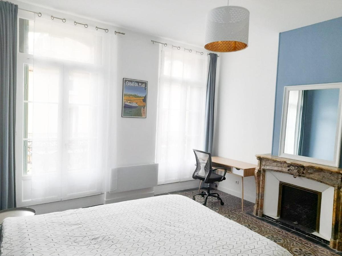 Bright And Modern 3-Bedroom Apartment, 90M2 With Air Condition, In Béziers Exteriér fotografie