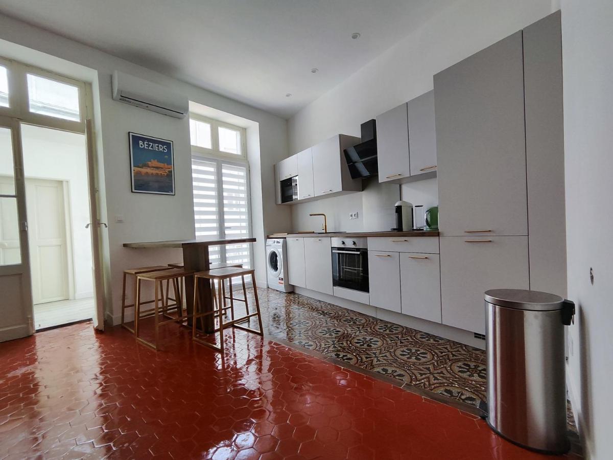 Bright And Modern 3-Bedroom Apartment, 90M2 With Air Condition, In Béziers Exteriér fotografie