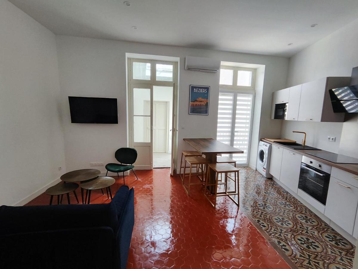Bright And Modern 3-Bedroom Apartment, 90M2 With Air Condition, In Béziers Exteriér fotografie